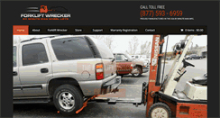 Desktop Screenshot of forkliftwrecker.com